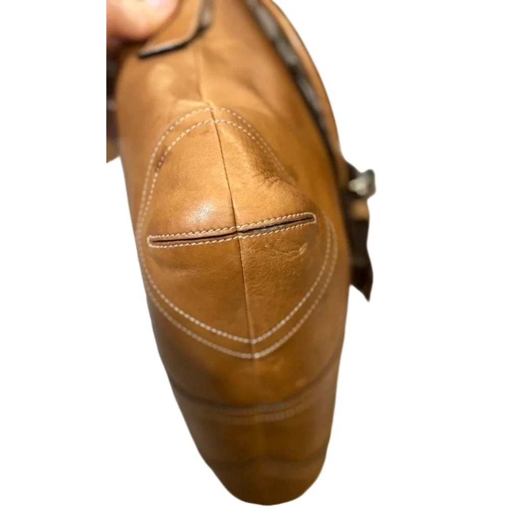 Coach Vintage Y2K Soho Glovetanned Flap Buckle Shoulder Bag Tan 9480 2003 - Picture 13 of 14